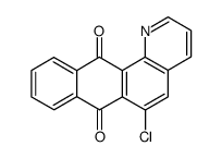 6-chloro-naphtho[2,3-h]quinoline-7,12-dione Structure