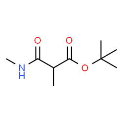 2-甲基-3-(甲基氨基)-3-氧代丙酸叔丁酯图片