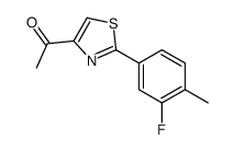 1-[2-(3-氟-4-甲基苯基)-1,3-噻唑-4-基]-1-乙酮图片