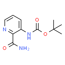 (2-氨基甲酰基吡啶-3-基)氨基甲酸叔丁酯图片