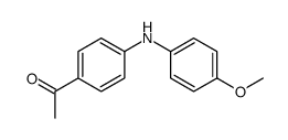 1-[4-(4-methoxyanilino)phenyl]ethanone结构式