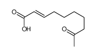 9-keto-2-decenoic acid Structure