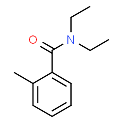 DIETHYL TOLUAMIDE structure