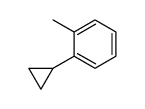 BENZENE, 1-CYCLOPROPYL-2-METHYL- structure