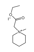 ethyl 2-(1-methylpiperidin-1-ium-1-yl)acetate,iodide Structure