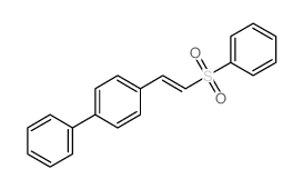 Sulfone, phenylp-phenylstyryl, (E)- (8CI)结构式