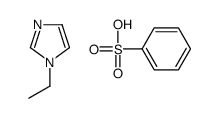 benzenesulfonic acid,1-ethylimidazole Structure