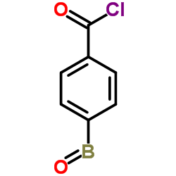 4-(Oxoboryl)benzoyl chloride Structure