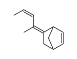 5-pent-3-en-2-ylidenebicyclo[2.2.1]hept-2-ene结构式