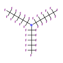 Perfluorotripentylamine Structure