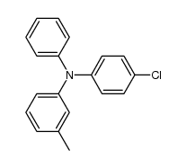 (4-chloro-phenyl)-phenyl-m-tolyl amine结构式