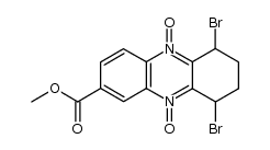 methyl 6,9-dibromo-5,10-dioxy-6,7,8,9-tetrahydrophenazine-2-carboxylate结构式