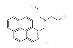 2-chloro-N-(2-chloroethyl)-N-(pyren-1-ylmethyl)ethanamine Structure