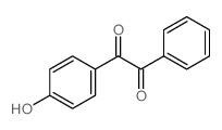 1,2-Ethanedione,1-(4-hydroxyphenyl)-2-phenyl-结构式