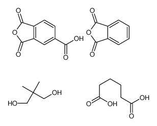 Trimellitic anhydride, phthalic anhydride, neopentyl glycol, adipicacid polymer Structure