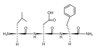 (S)-3-((S)-2-Amino-4-methyl-pentanoylamino)-N-((S)-1-carbamoyl-2-phenyl-ethyl)-succinamic acid Structure