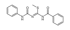 N-Benzoyl-N'-phenylaminocarbonylcarbamimidothioic acid S-methyl ester picture