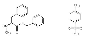 N-甲基-L-苯丙氨酸苄酯对甲基苯磺酸盐结构式