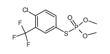 Monothiophosphorsaeure-O,O-dimethylester-S-(4-chlor-3-trifluormethyl-phenylester)结构式