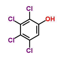 2,3,4,5-tetrachlorophenol structure