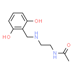 Acetamide, N-[2-[[(2,6-dihydroxyphenyl)methyl]amino]ethyl]- (9CI) Structure