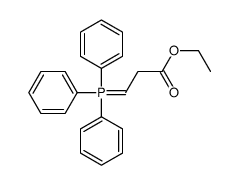 ethyl 3-(triphenyl-λ5-phosphanylidene)propanoate结构式