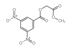 methoxycarbonylmethyl 3,5-dinitrobenzoate structure