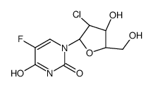 1-[(2R,3R,4R,5R)-3-chloro-4-hydroxy-5-(hydroxymethyl)oxolan-2-yl]-5-fluoropyrimidine-2,4-dione Structure