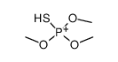 mercaptotrimethoxyphosphonium Structure