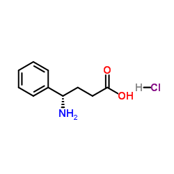 (S)-4-Amino-4-phenyl-butyric acid hydrochloride Structure