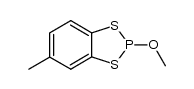 Methoxy-2-benzo-4,5-methyl-7-dithiaphospholan-1,3,2结构式