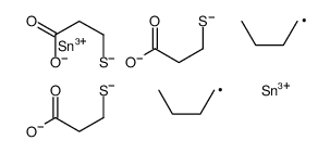 2-butyl-2-[[3-[(2-butyldihydro-6-oxo-4H-1,3,2-oxathiastannin-2-yl)oxy]-3-oxopropyl]thio]dihydro-6H-1,3,2-oxathiastannin-6-one Structure