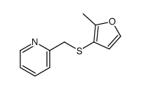 2-[(2-methylfuran-3-yl)sulfanylmethyl]pyridine Structure