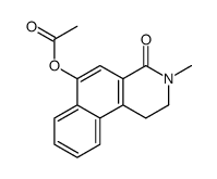 (3-methyl-4-oxo-1,2-dihydrobenzo[f]isoquinolin-6-yl) acetate结构式