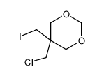 5-CHLOROMETHYL-5-IODOMETHYL-1,3-DIOXANE Structure