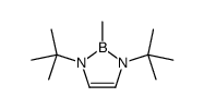 1,3-ditert-butyl-2-methyl-1,3,2-diazaborole Structure