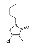 2-butyl-5-chloro-4-methyl-1,2-thiazol-3-one结构式