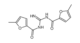 5-methyl-N-[N'-(5-methylfuran-2-carbonyl)carbamimidoyl]furan-2-carboxamide结构式