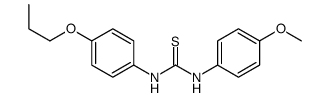 1-(4-methoxyphenyl)-3-(4-propoxyphenyl)thiourea Structure