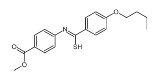 methyl 4-[(4-butoxybenzenecarbothioyl)amino]benzoate Structure