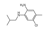 5-Chloro-N1-isobutyl-4-Methylbenzene-1,2-diamine Structure