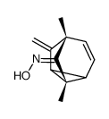 1,5-dimethyl-6-methylenetricyclo[3.2.1.02,7]oct-3-en-8-one oxime Structure