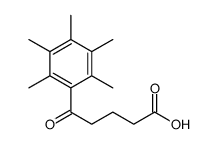 5-(2,3,4,5,6-PENTAMETHYLPHENYL)-5-OXOVALERIC ACID结构式