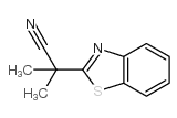 2-BENZOTHIAZOL-2-YL-2-METHYLPROPIONITRILE structure