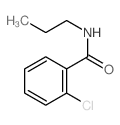 2-chloro-N-propyl-benzamide Structure