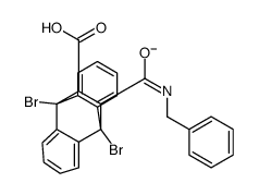 N-benzyl-9,10-dibromo-12-carboxy-9,10-dihydro-9,10-ethanoanthracene-11-carbimidate Structure