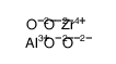 dialuminum,oxygen(2-),zirconium(4+) Structure