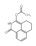 1H-Benz[de]isoquinolin-1-one, 3-(acetyloxy)-2,4,5,6-tetrahydro- structure