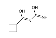 Cyclobutanecarboxamide, N-(aminocarbonyl)- (9CI) Structure