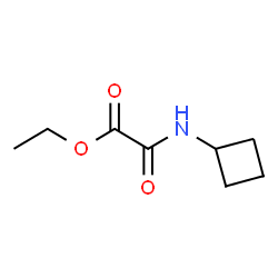 ACETIC ACID, 2-(CYCLOBUTYLAMINO)-2-OXO-, ETHYL ESTER Structure